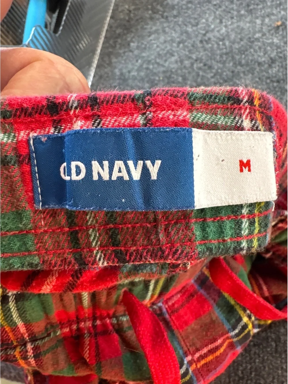 Old Navy Women’s Medium Red Green Tartan Plaid Flannel Pajama Pants